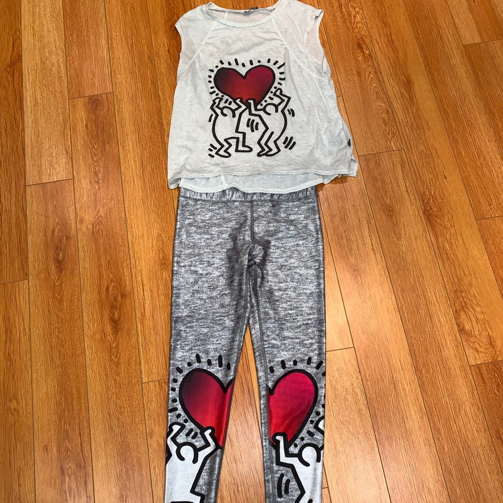 Top and leggings set